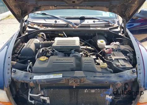 2003 Dodge Dakota Quad Slt из США, поврежденный, VIN 1D7HG48N33S184726